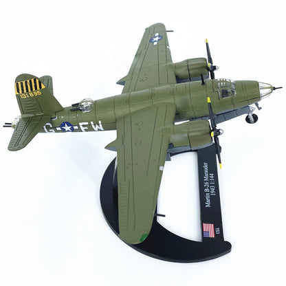 1/144 Scale 1943 Martin B-26 Marauder WWII US Medium Bomber Diecast Model Aircraft