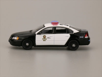 1/64 Scale Chevrolet Impala LAPD Police Car Diecast Model