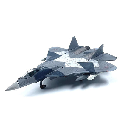1/100 Scale Sukhoi Su-57 Felon Russia Stealth Multirole Fighter Diecast Model Aircraft