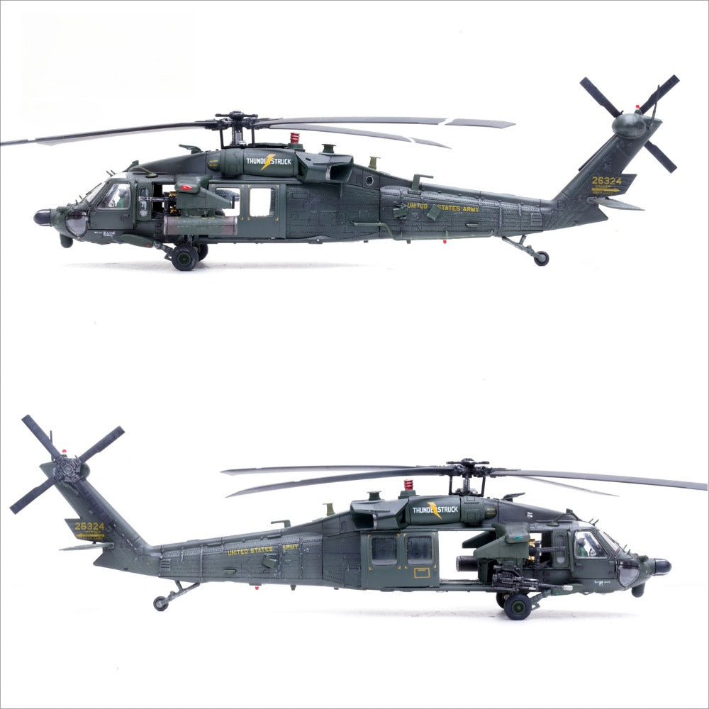 1/72 Scale Sikorsky MH-60L Black Hawk Military Utility Helicopter US Army Super 61 Thunderstruck Diecast Model