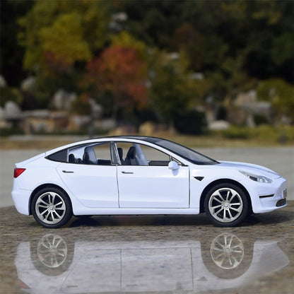 1/24 Scale Tesla Model 3 Electric Car Diecast Model