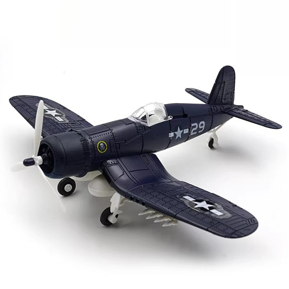 1/48 Scale Vought F4U Corsair American Carrier-Based Fighter-Bomber Pre-built Plastic Collectible Model Aircraft