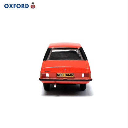1/76 Scale Ford Escort Mark II Red Diecast Model Car