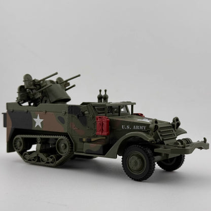 1/43 Scale US Army M16 Half-Track MGMC Multiple Gun Motor Carriage Diecast Model