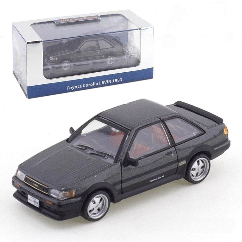 1/64 Scale 1983 Toyota Corolla Levin AE86 Diecast Model Car