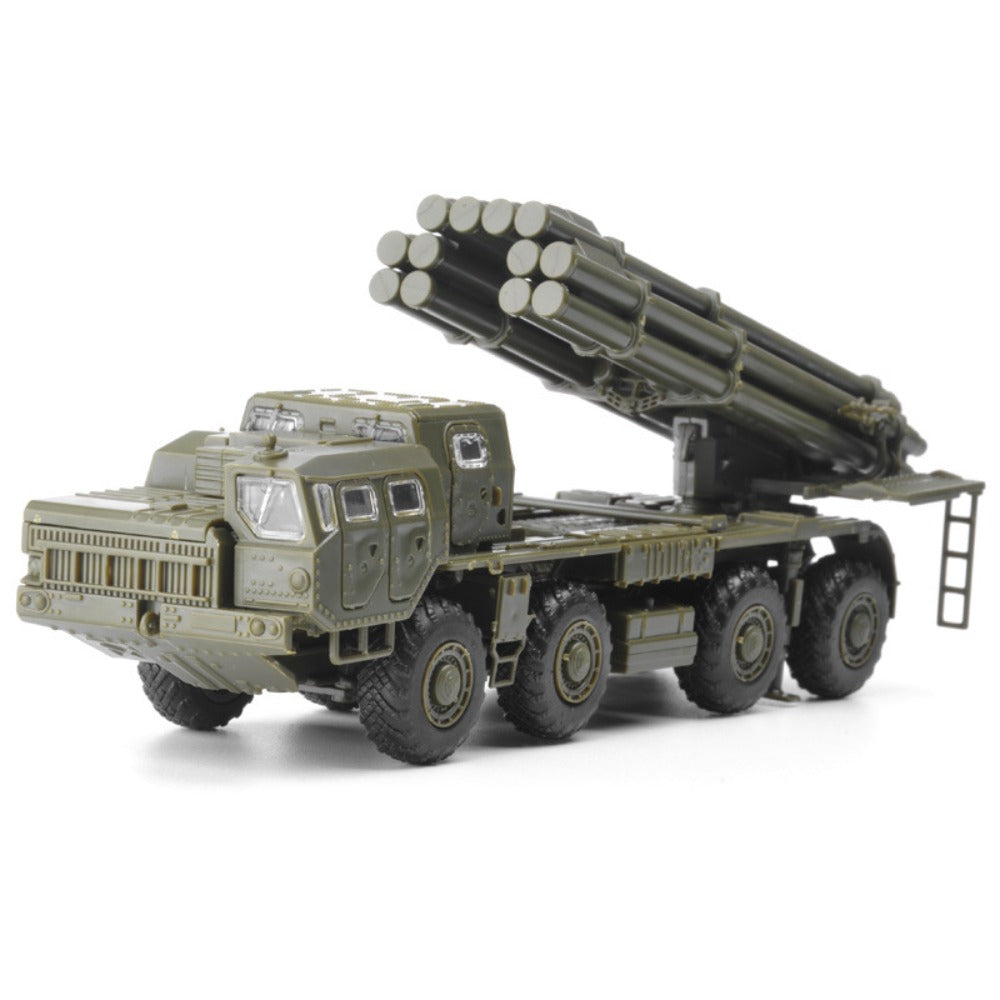 1/72 Scale BM-30 9K58 Smerch Tornado Russian Multiple Rocket Launcher Pre-built Plastic Collectible Model