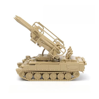 1/72 Scale 2K12 Kub SA-6 Gainful Surface-to-Air Missile System Pre-built Plastic Collectible Model