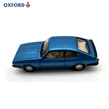 1/76 Scale Ford Capri Mk3 Blue Diecast Model Car