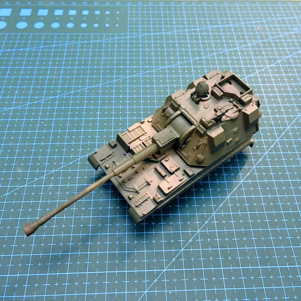1/72 Scale AS-90 British Armoured Self-Propelled Howitzer Pre-built Plastic Collectible Model