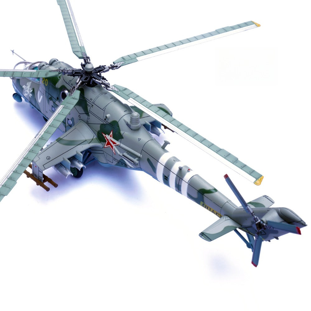 1/72 Scale Mil Mi-24V Attack Helicopter Russo-Ukrainian War Zaporizhzhia Diecast Model Aircraft