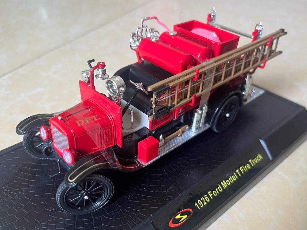 1/32 Scale American LaFrance/Ford Model T/Studebaker/Seagrave/Packard/GMC Vintage Fire Engine Truck Diecast Model