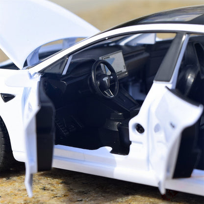 1/24 Scale Tesla Model 3 Electric Car Diecast Model