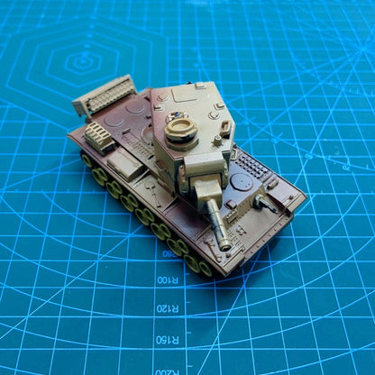 1/72 Scale Kliment Voroshilov KV-2 Soviet Heavy Artillery Tank Pre-built Plastic Collectible Model
