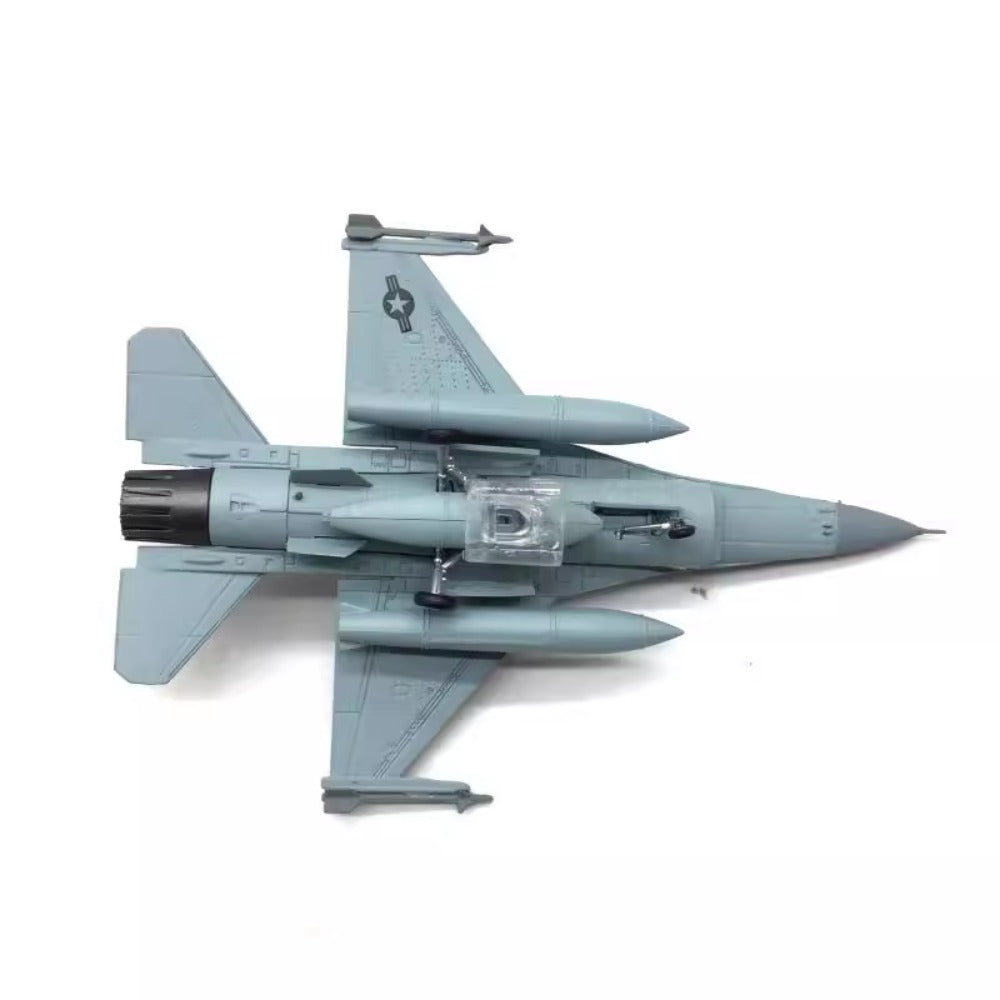1/100 Scale USAF F-16C Fighting Falcon Multirole Fighter Diecast Model Aircraft