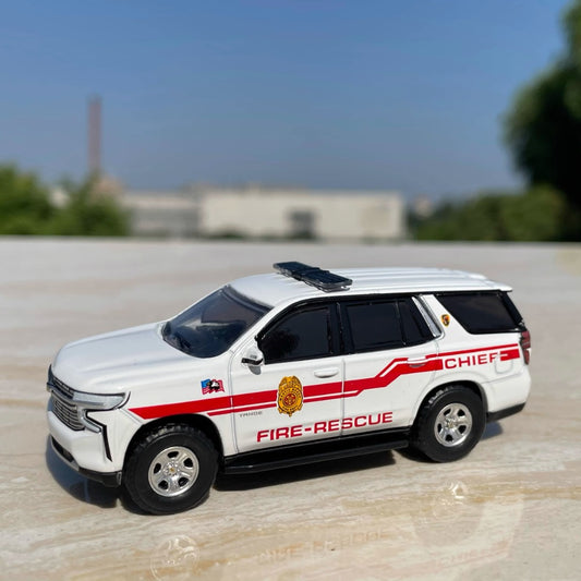 1/64 Scale Chevrolet Tahoe Mastic Beach Fire-Rescue SUV Diecast Model Car