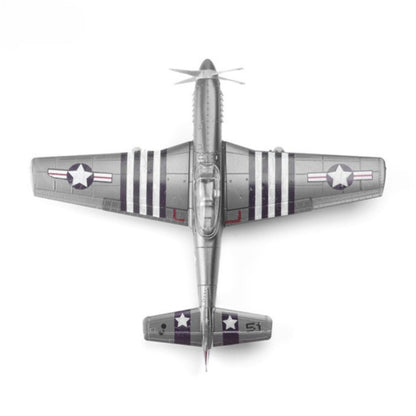 1/48 Scale North American Aviation P-51 Mustang US Fighter Pre-built Plastic Collectible Model Aircraft