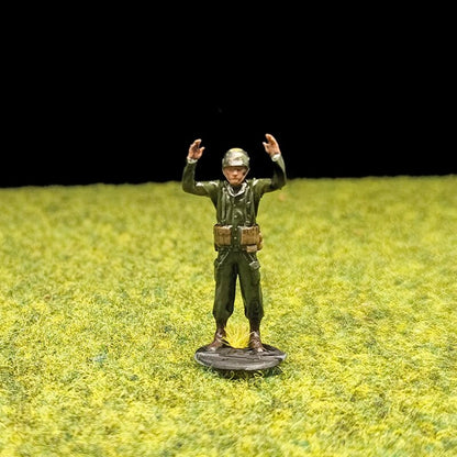 1/72 Scale WWII US Soldiers Painted Figures for Model Dioramas