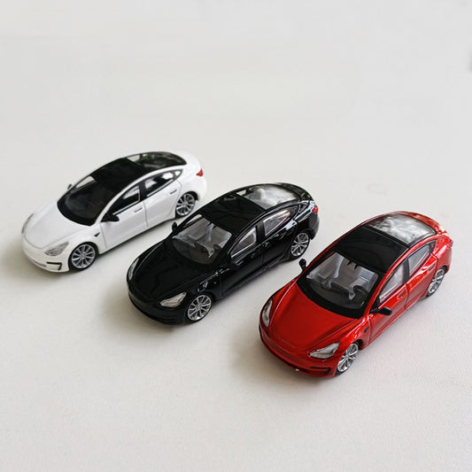 1/64 Scale Tesla Model 3 Electric Mid-Size sedan Diecast Model Car