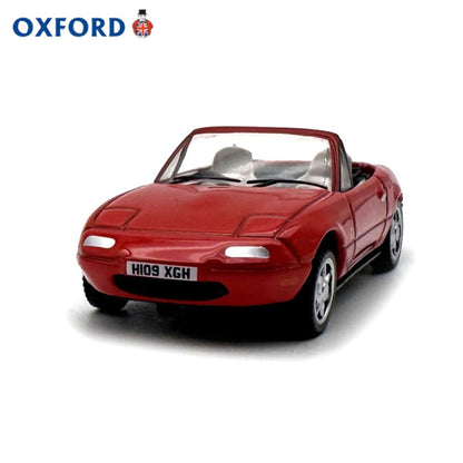 1/76 Scale Mazda MX-5 Sports Car Convertible Red Diecast Model