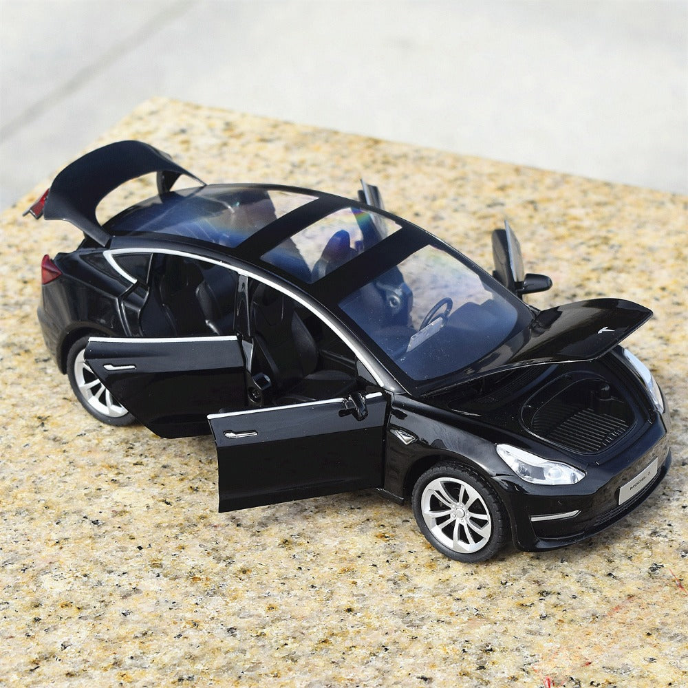 1/24 Scale Tesla Model 3 Electric Car Diecast Model