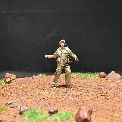 1/72 Scale US Soldiers Painted Figures for Model Dioramas