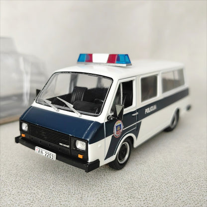 1/43 Scale RAF-22038 Latvija Police Van Diecast Model