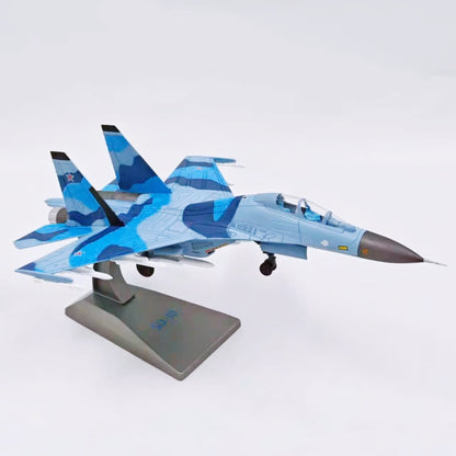 1/100 Scale Sukhoi Su-30 Russian Fighter Diecast Model Aircraft