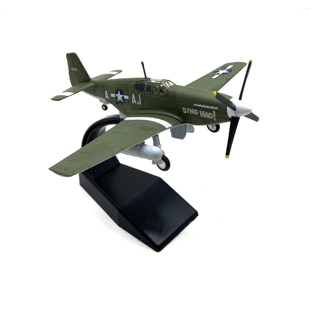 1/72 Scale North American P-51B Mustang James Howell Howard WWII Fighter Aircraft Diecast Model