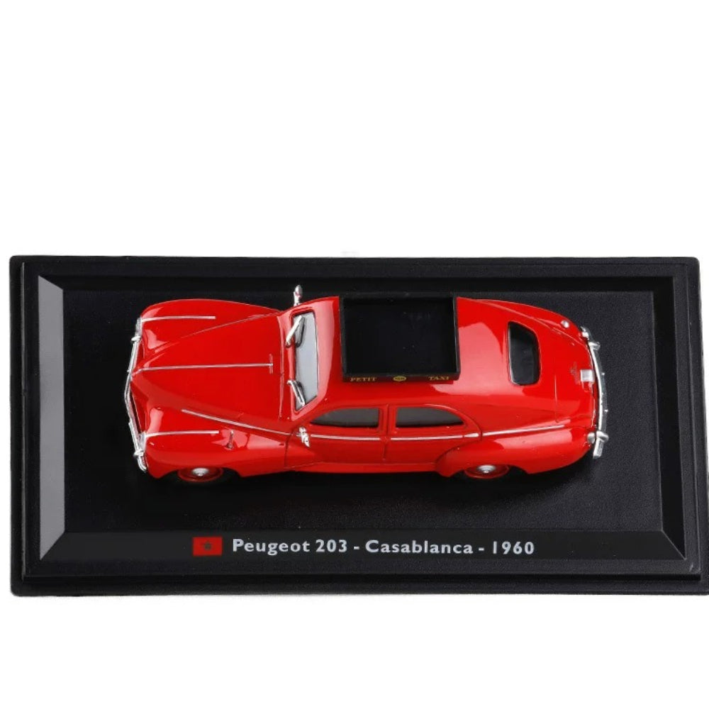 1/43 Scale 1960 Peugeot 203 Casablanca Taxi Diecast Model Car