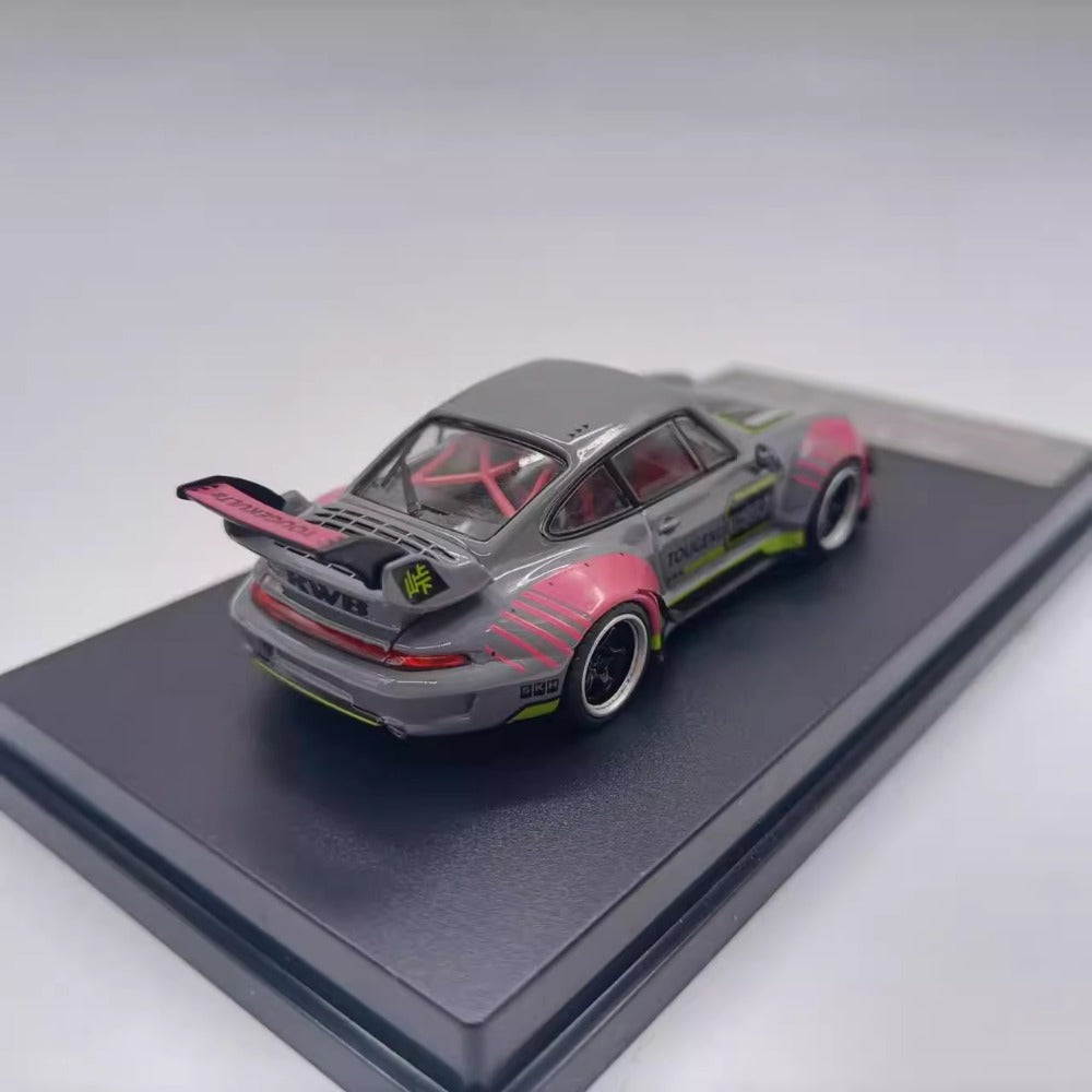 1/64 Scale RWB Porsche 911 (993) Sports Car Diecast Model