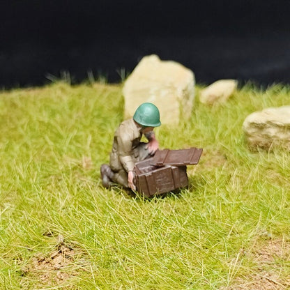 1/72 Scale WWII Polish Soldiers Painted Figurines for Model Dioramas