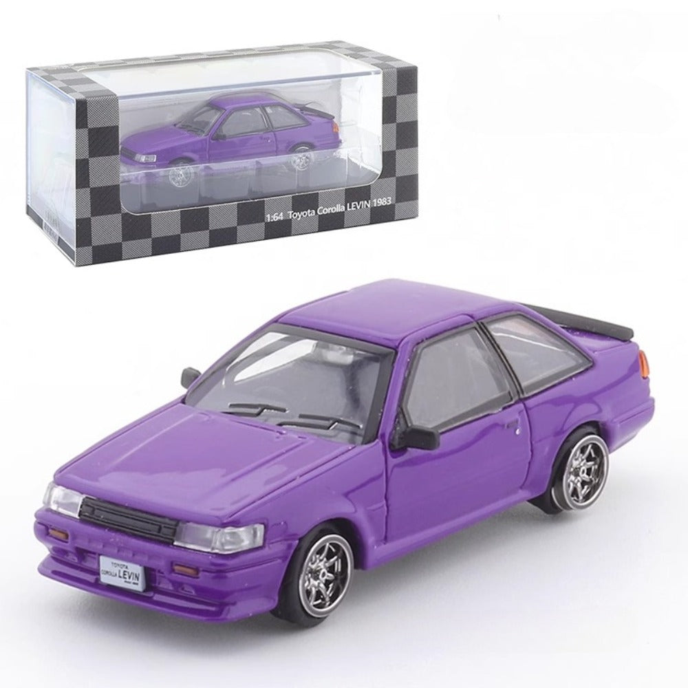 1/64 Scale 1983 Toyota Corolla Levin AE86 Diecast Model Car