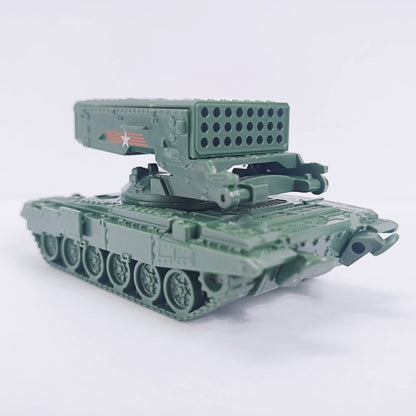 1/72 Scale TOS-1 Buratino Heavy Flamethrower System Russian Multiple Rocket Launcher Pre-built Plastic Collectible Model
