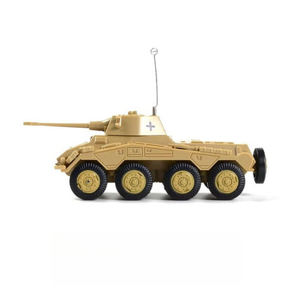 1/72 Scale Sd.Kfz. 234 WWII German Armoured Car Pre-built Plastic Collectible Model