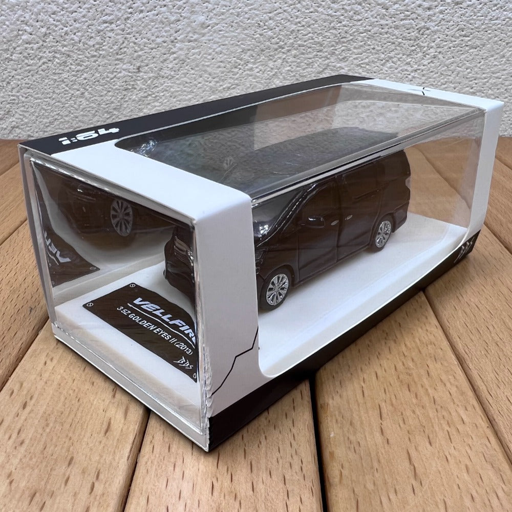 1/64 Scale 2013 Toyota Vellfire Golden Eyes II Minivan Diecast Model Car