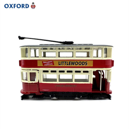 1/148 Scale No. 38 London Tram Double-Decker Bus Diecast Model