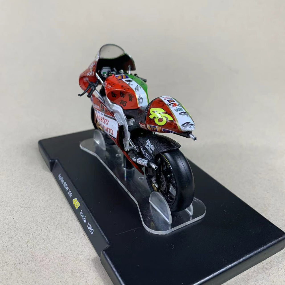 1/18 Scale 1999 Aprilia RSW 250 Imola Racing Motorcycle Diecast Model