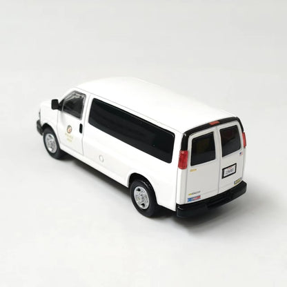 1/64 Scale Chevrolet Express 3500 LAPD Van Diecast Model Car