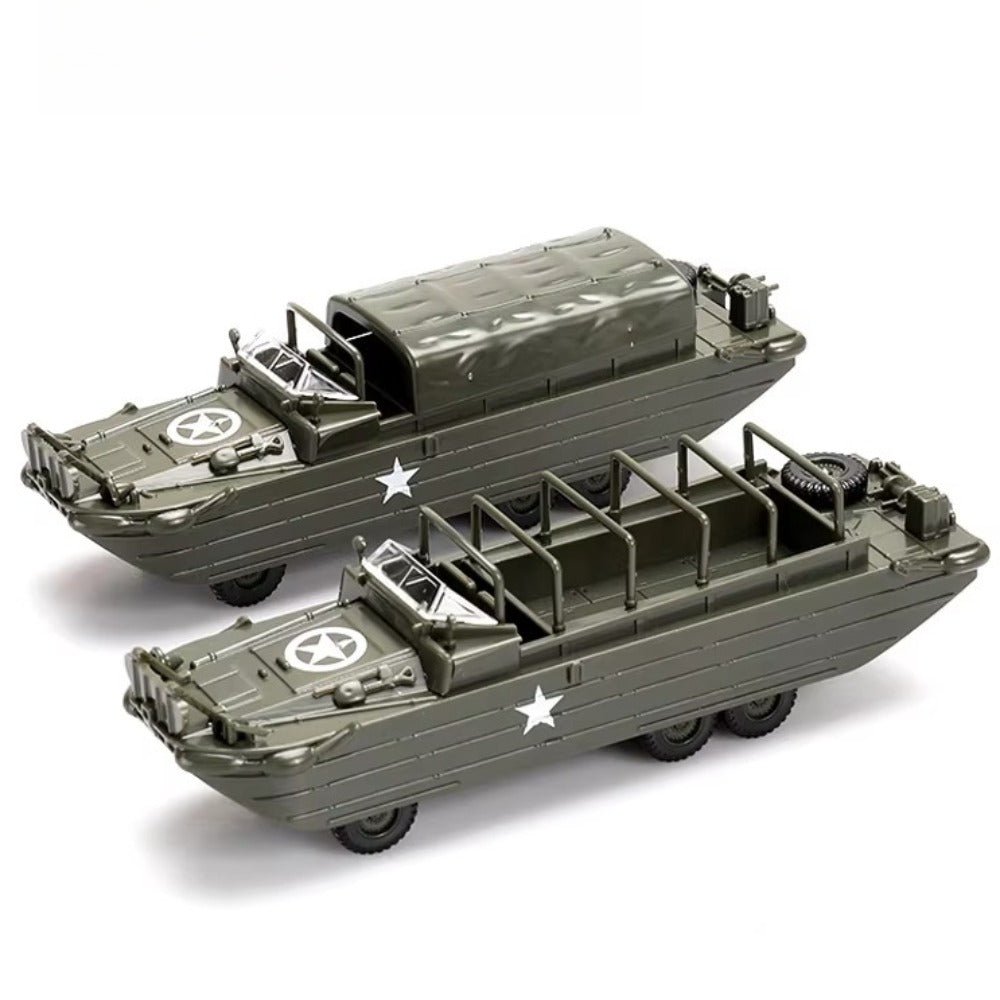 1/72 Scale DUKW US Amphibious Transport Vehicle Pre-built Plastic Collectible Model