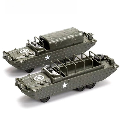 1/72 Scale DUKW US Amphibious Transport Vehicle Pre-built Plastic Collectible Model