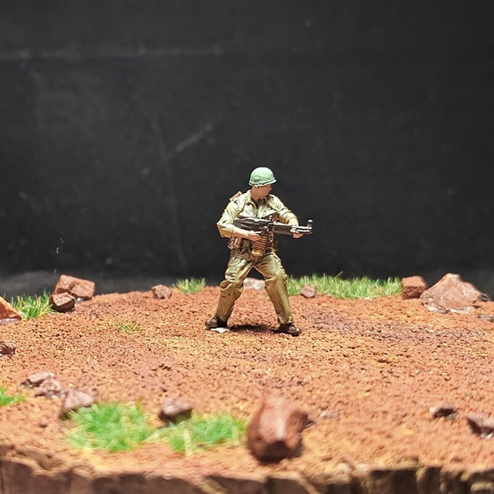 1/72 Scale US Soldiers Painted Figures for Model Dioramas