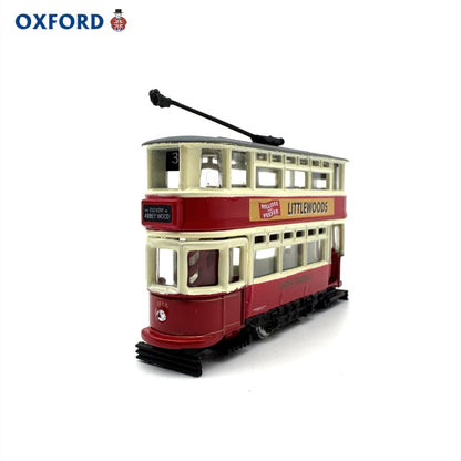 1/148 Scale No. 38 London Tram Double-Decker Bus Diecast Model