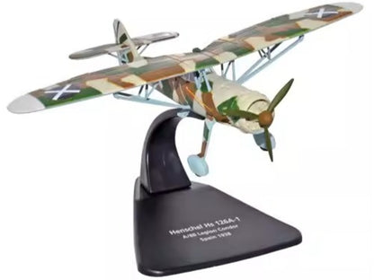 1/72 Scale Henschel Hs 126 German Reconnaissance Observation Aircraft Diecast Model