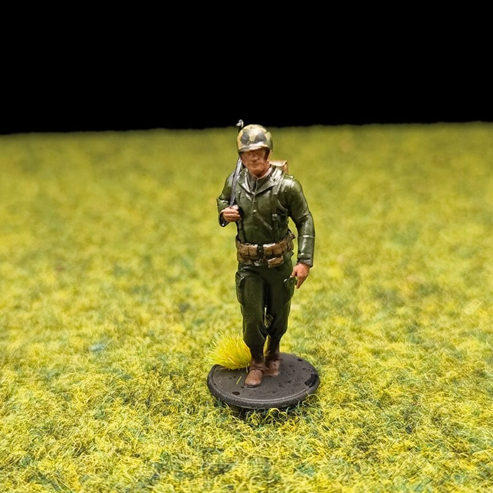 1/72 Scale WWII US Soldiers Painted Figures for Model Dioramas