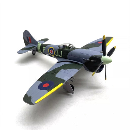 1/72 Scale Hawker Tempest WWII British RAF Fighter Aircraft Diecast Model