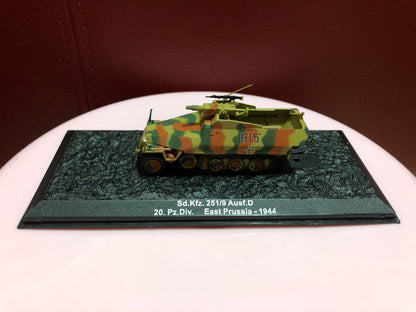 1/72 Scale WWII German Military Vehicles Diecast Model Sd.Kfz. 251 SU-85 Dicker Max Elefant Leopard AMX-30 Sturmgeschütz