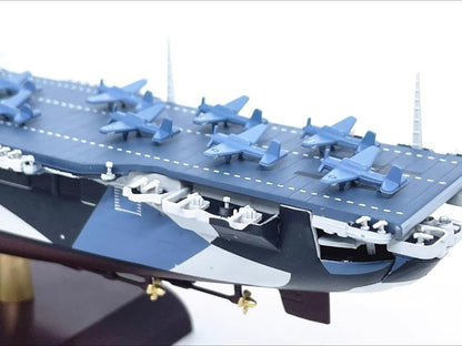 1/1000 Scale USS Ticonderoga CV-14 Aircraft Carrier WWII US Navy Diecast Model Ship