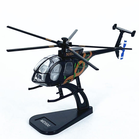 1/100 Scale MD 500 American Light Utility Helicopter Diecast Model