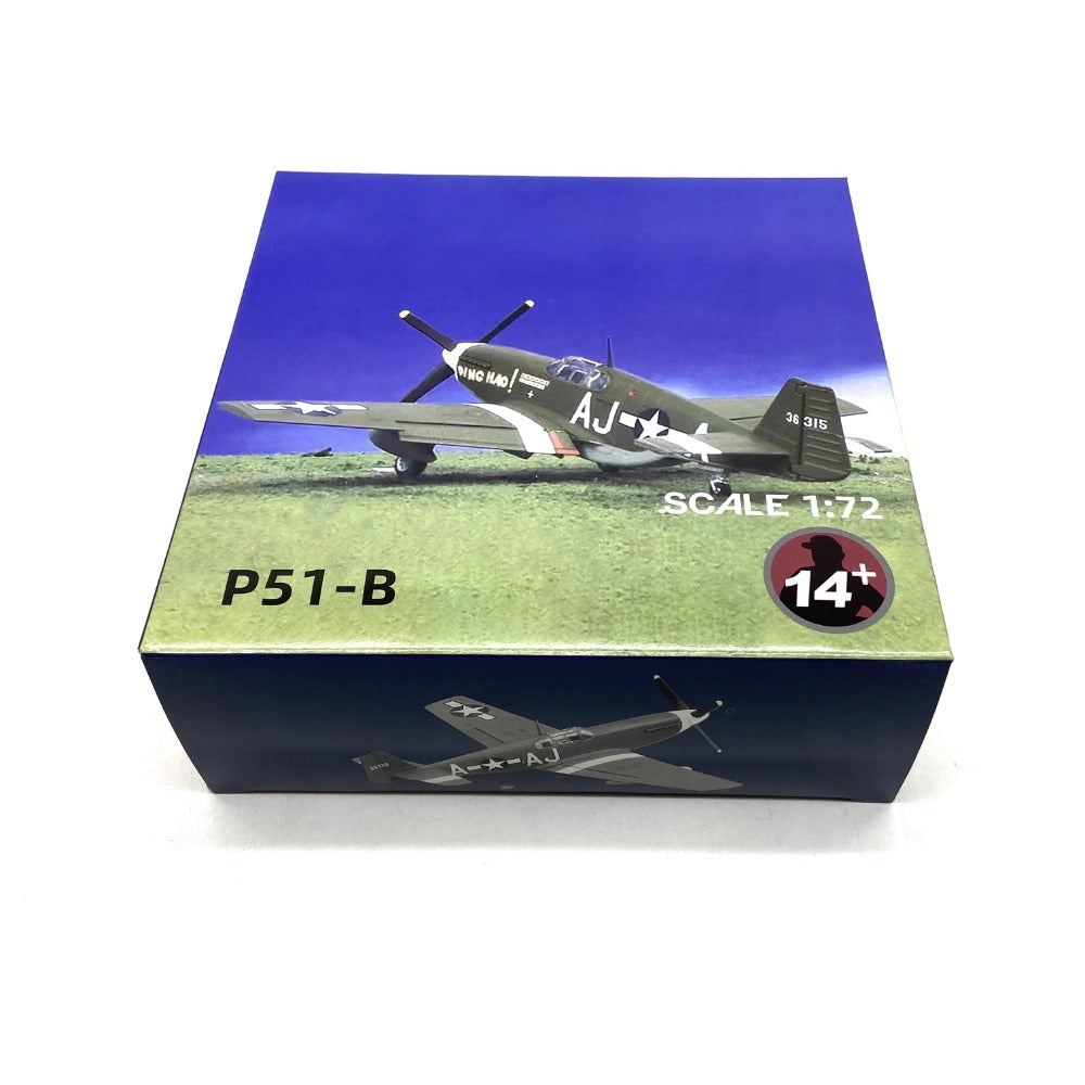 1/72 Scale North American P-51B Mustang James Howell Howard WWII Fighter Aircraft Diecast Model