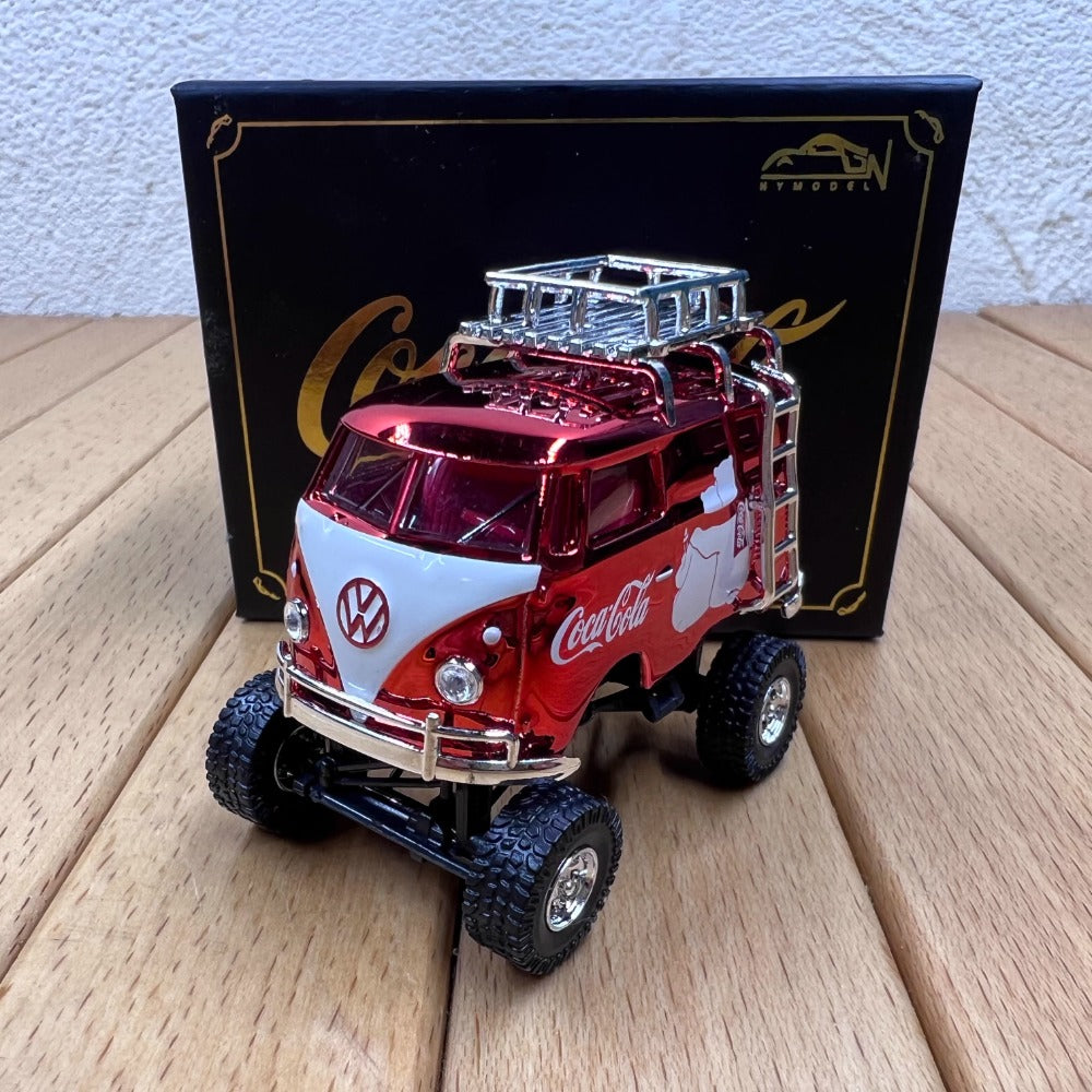 1/64 Scale Volkswagen T1 Off-Road Transporter Coca-Cola Diecast Model Car